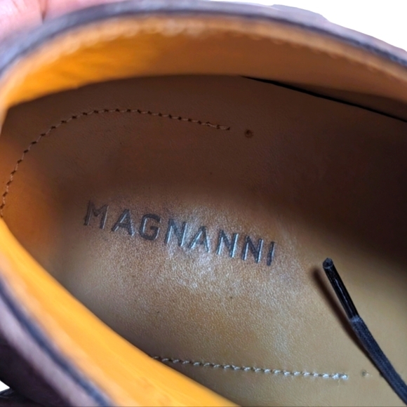Magnanni Maren Chukka Spain Pebbled Leather Brown Boot...Size 10 - Picture 10 of 13